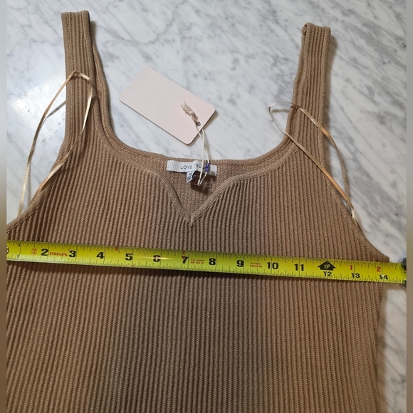 Love Tree Camel Ribbed Mini Dress - Picture 7 of 10